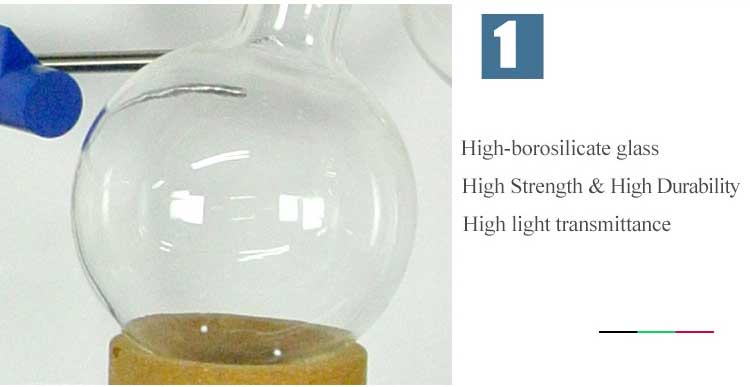 high borosilicate glass 20L Short Path Distillation Kit